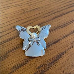 Jane Davis Signed Angel Brooch